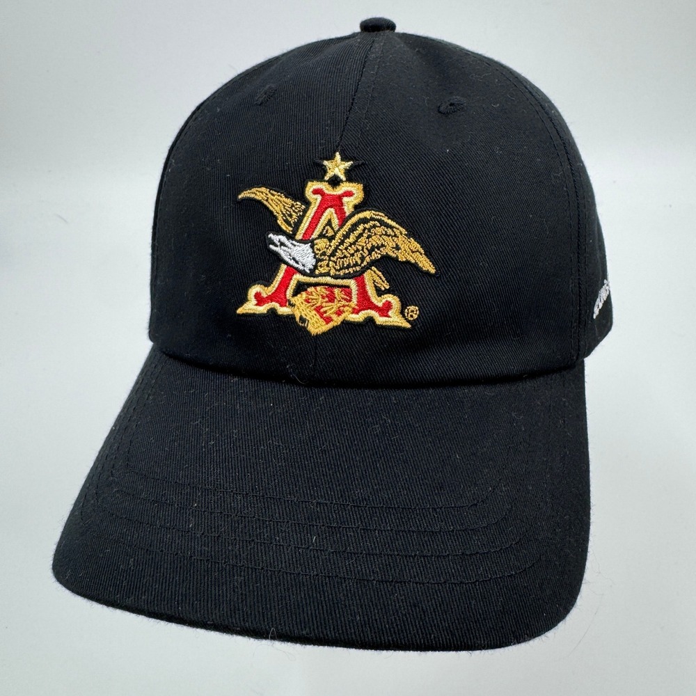 Anheuser-Busch St. Louis Brewery Hat Black RPET Recycled Eagle Logo Dad Cap